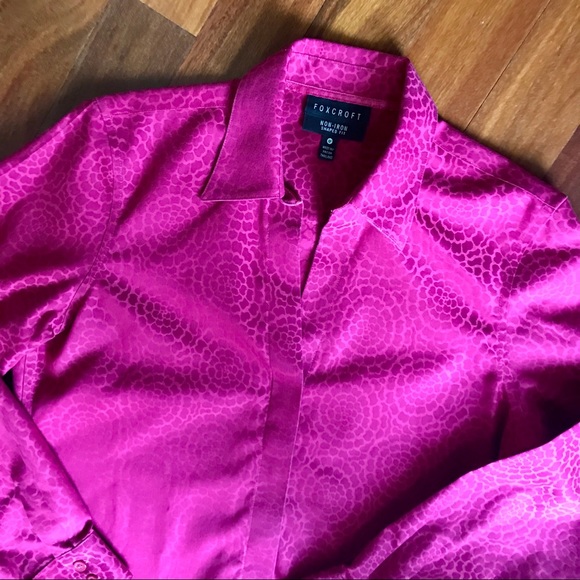 Foxcroft Tops - Foxcroft Button Down Size 8p